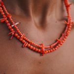Collar Koralle multi coral Co09-The Nook Store
