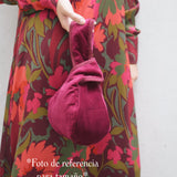Bolso Asa Amarillo Flores