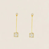 Pendientes Circonitas Stick PEN2413