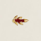 Broche BR25 hoja coral