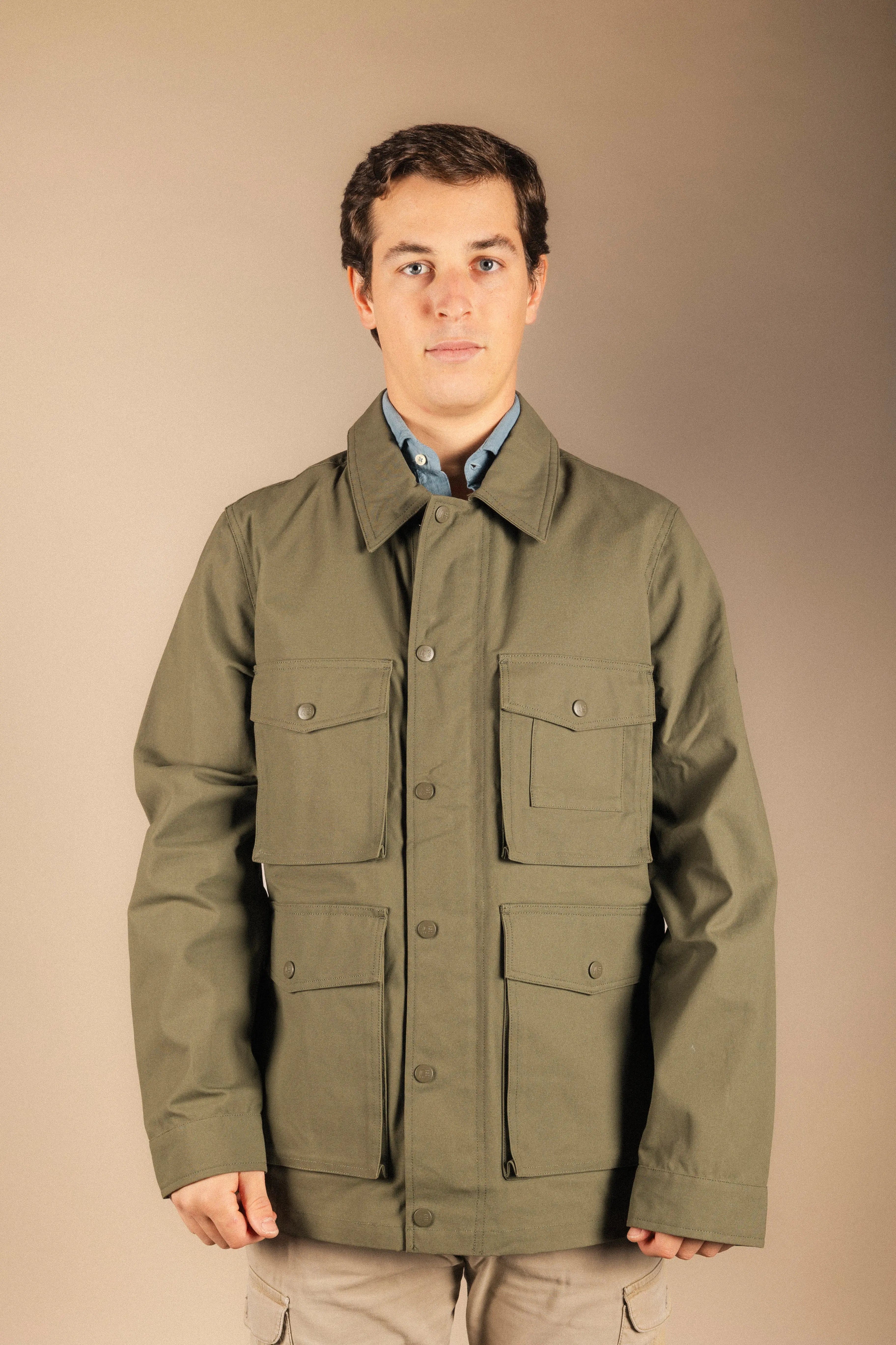 Chaqueta Aigle coated safari verde tallis-The Nook Store