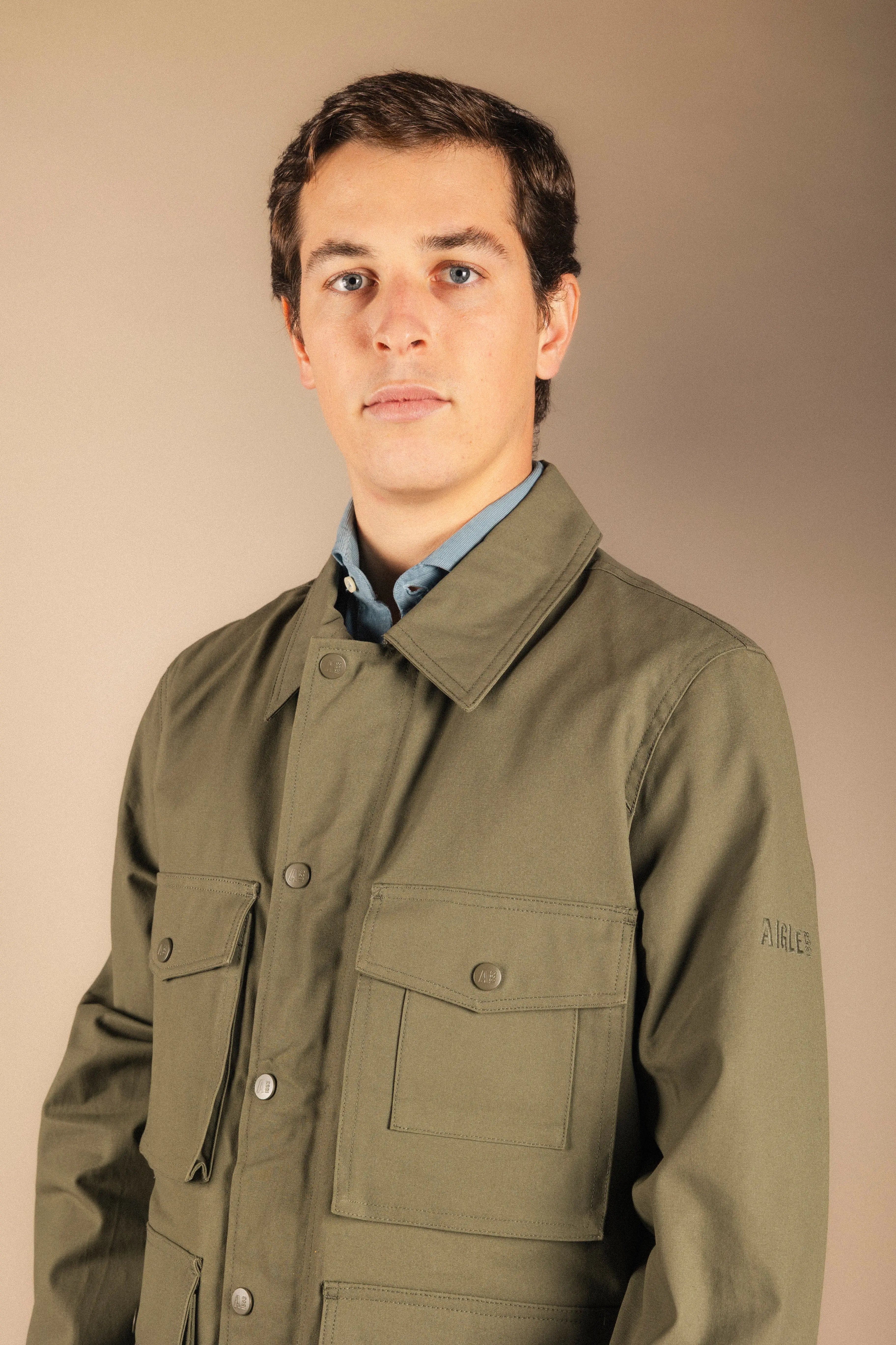 Chaqueta Aigle coated safari verde tallis-The Nook Store