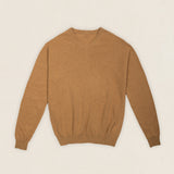 Jersey Cuello Pico 100% Lambswool Camel