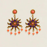Pendientes Sol Corales PEN128-The Nook Store