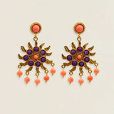 Pendientes Sol Corales PEN128-The Nook Store