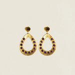 Pendientes PEN24 Drop Circles Stone The Nook Store