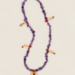 Collar Mauve Hojas Granada Plana CO99-The Nook Store