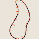 Collar Koralle multi coral y negro Co16-The Nook Store