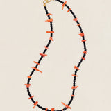 Collar Koralle multi coral y negro Co16-The Nook Store