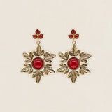 Pendientes Corona Flores PEN209-The Nook Store