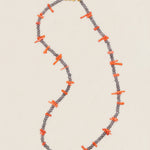 Collar Koralle multi coral y gris Co15-The Nook Store