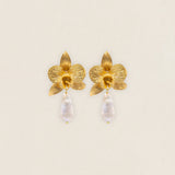 Pendientes Flor Nácar PEN241-The Nook Store