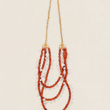Collar Vivienne Corales y Perlas Co86