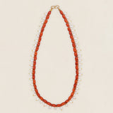 Collar Corales y Perlas Co72