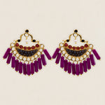 Pendientes Abanico Square PEN211-The Nook Store