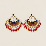 Pendientes Abanico Oval PEN213-The Nook Store