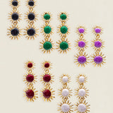 Pendientes Triple Sol PEN09