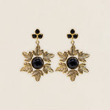 Pendientes Corona Flores PEN209-The Nook Store