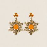 Pendientes Corona Flores PEN209-The Nook Store