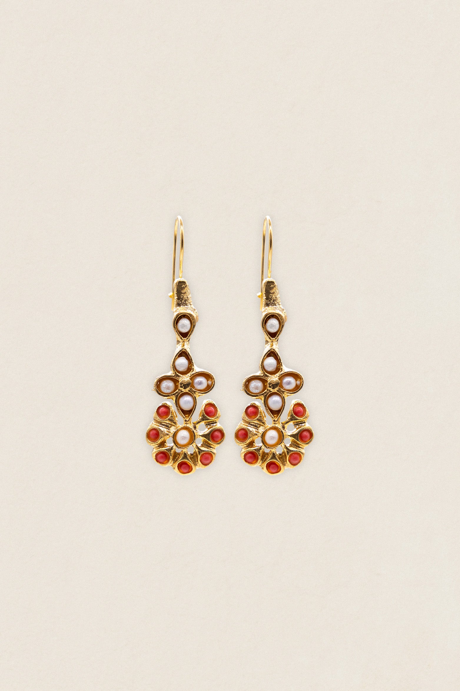 Pendientes Floris Hang Bicolor PEN208-The Nook Store