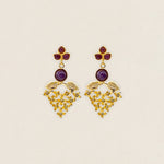 Pendientes Racimo Flores PEN221-The Nook Store