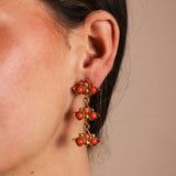 Pendientes Pétalos Corales PEN176