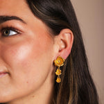 Pendientes Triple Amapola PEN178 The Nook Store