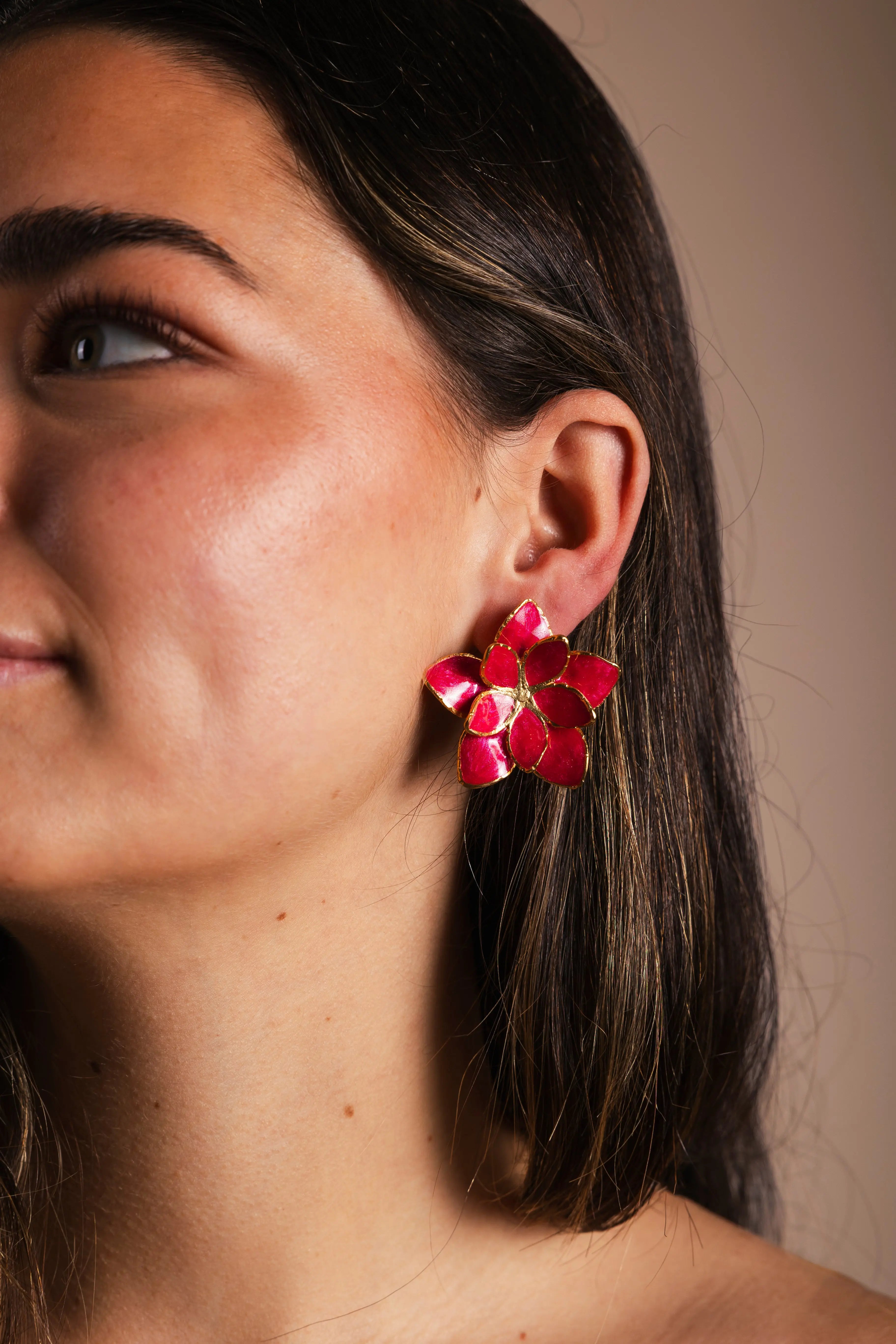 Pendientes Carmeron Flor Nenúfar PEN03 The Nook Store