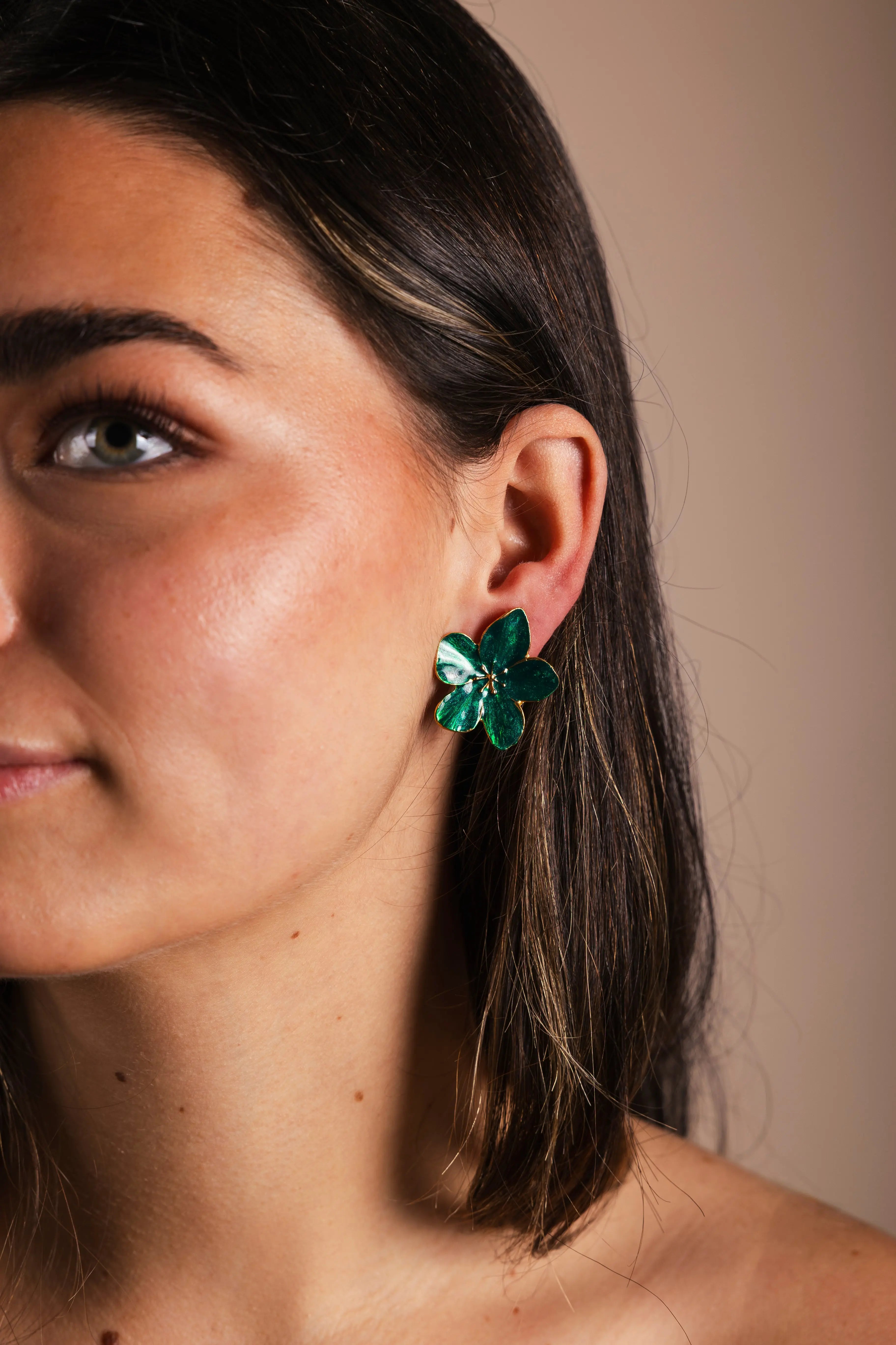 Pendientes Carmeron Flor PEN05 The Nook Store