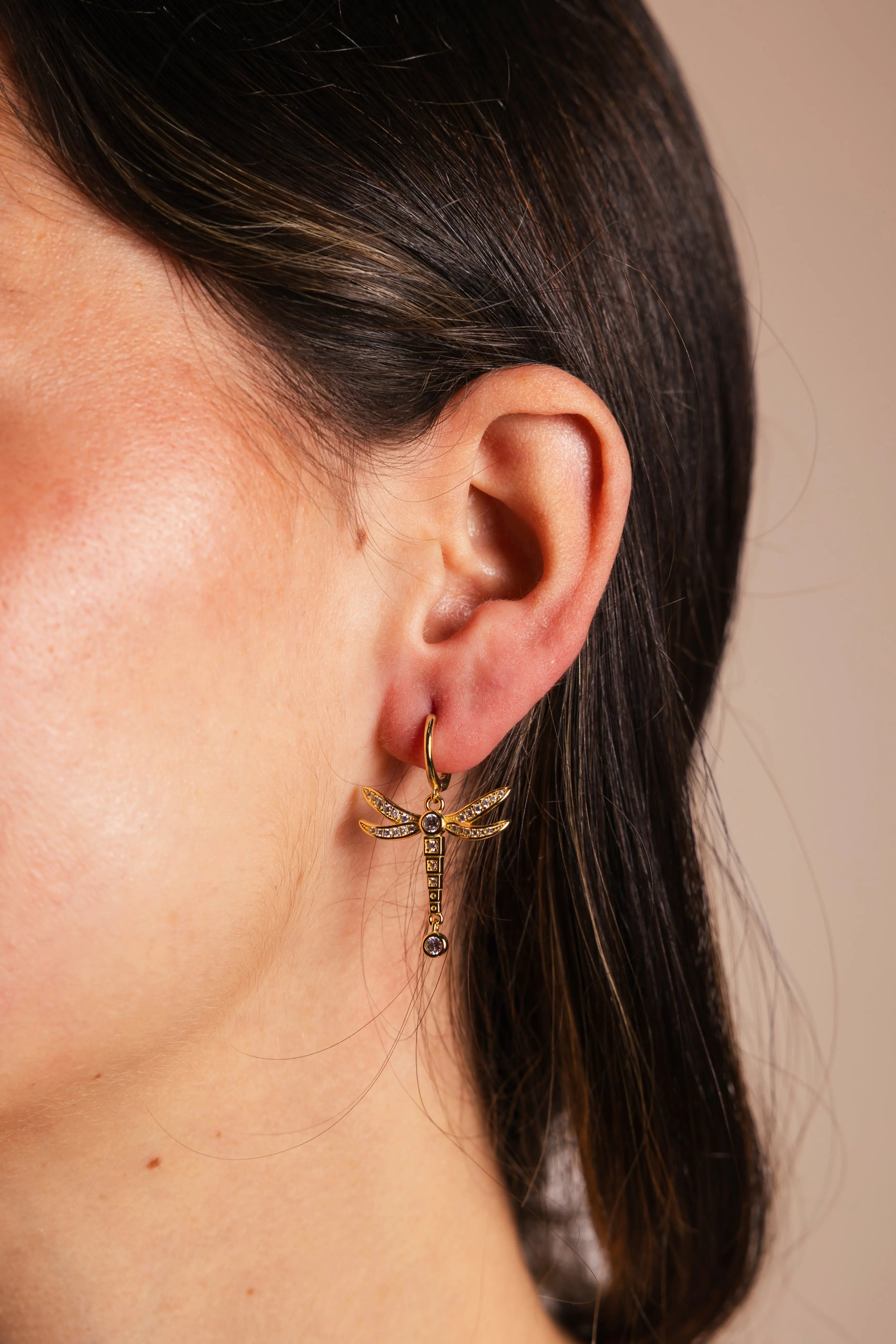 Aros Libélulas Circonitas PEN164 The Nook Store