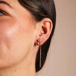 Pendientes Mariposa Cadena Circonitas PEN163 The Nook Store