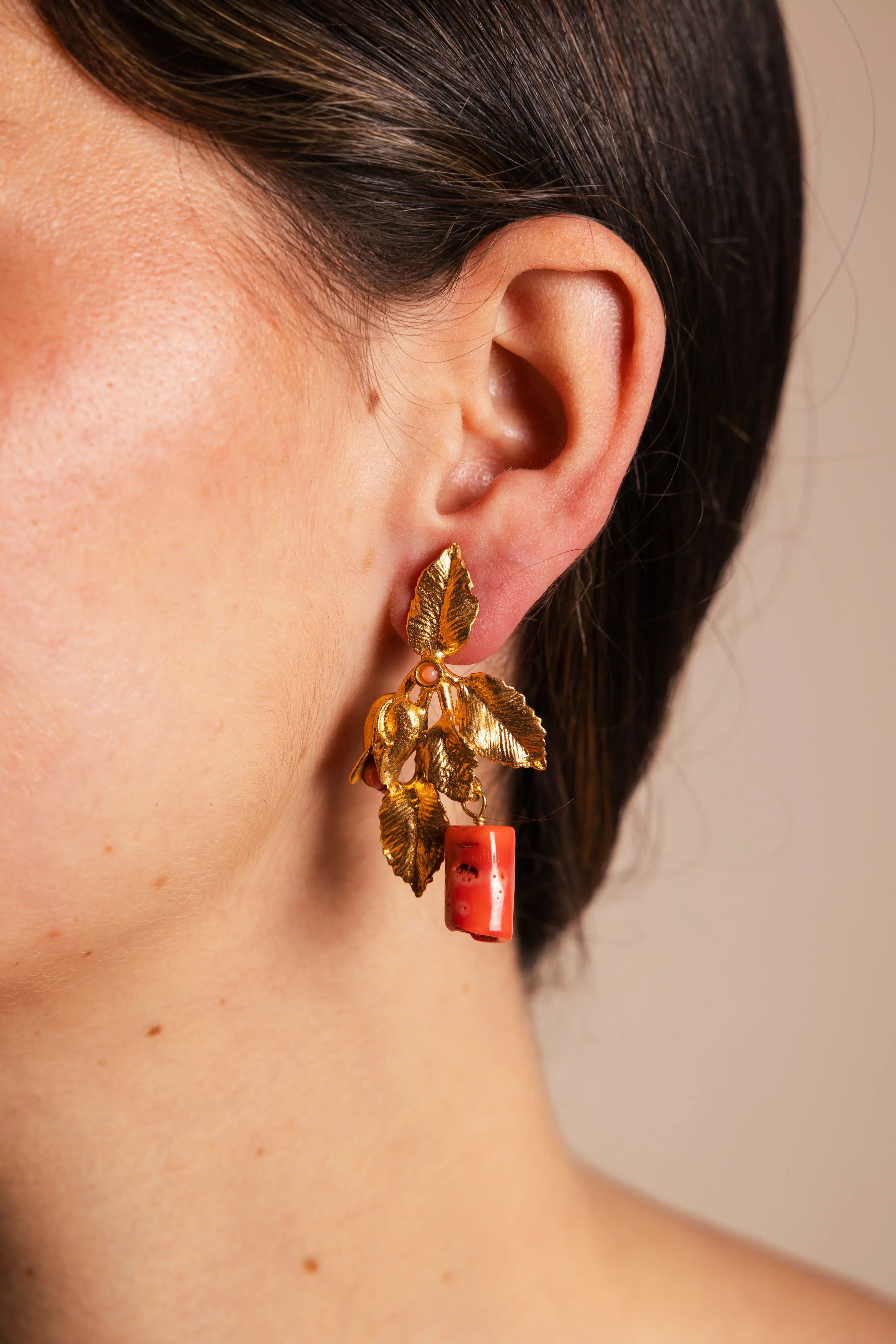 Pendientes Garden Coral PEN179 The Nook Store