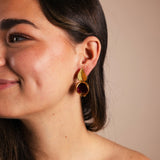 Pendientes Hoja Granada PEN139 The Nook Store