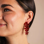 Pendientes Carmeron Triple Flor PEN07 The Nook Store