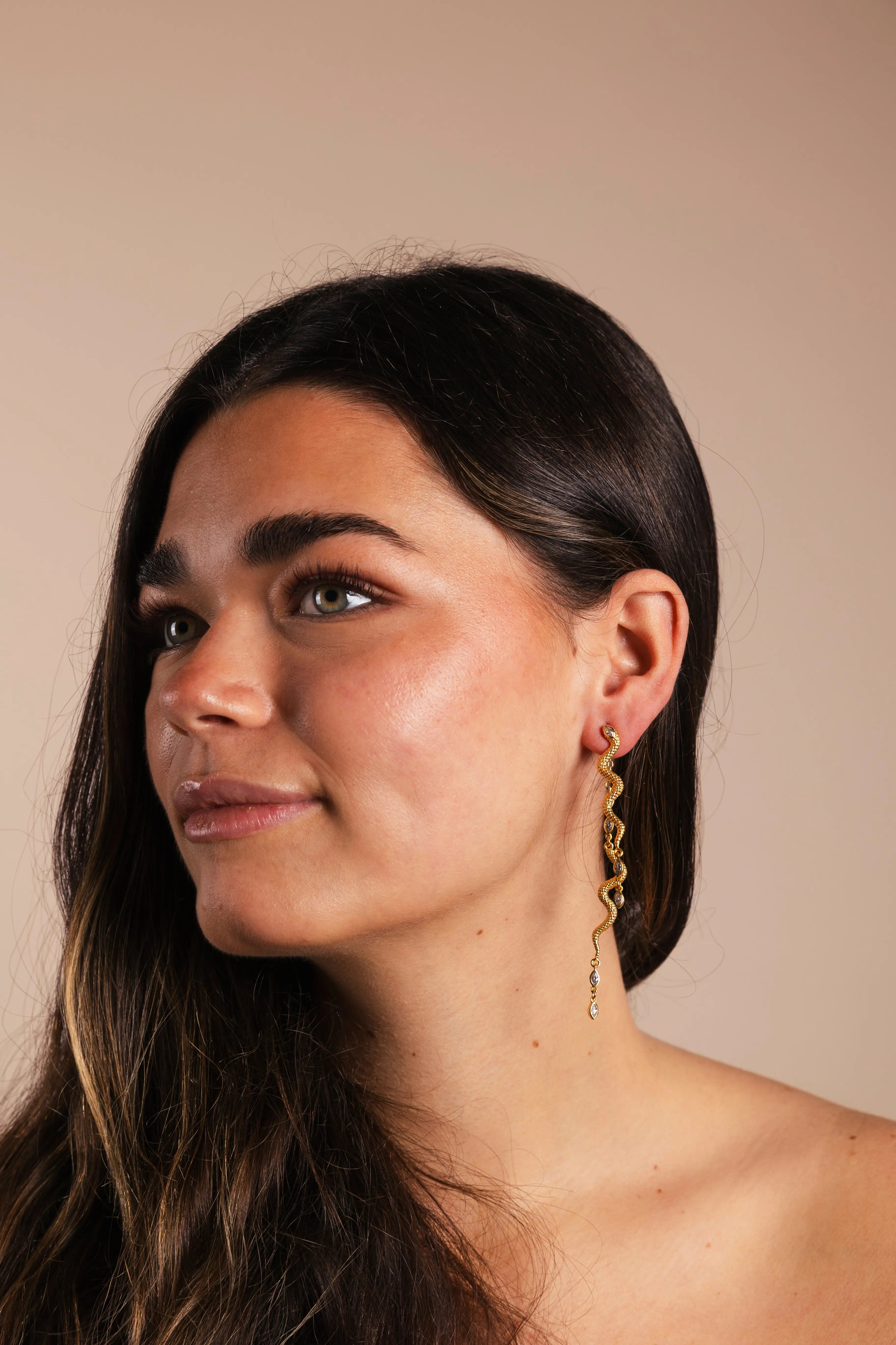 Pendientes Double Snake PEN133 The Nook Store