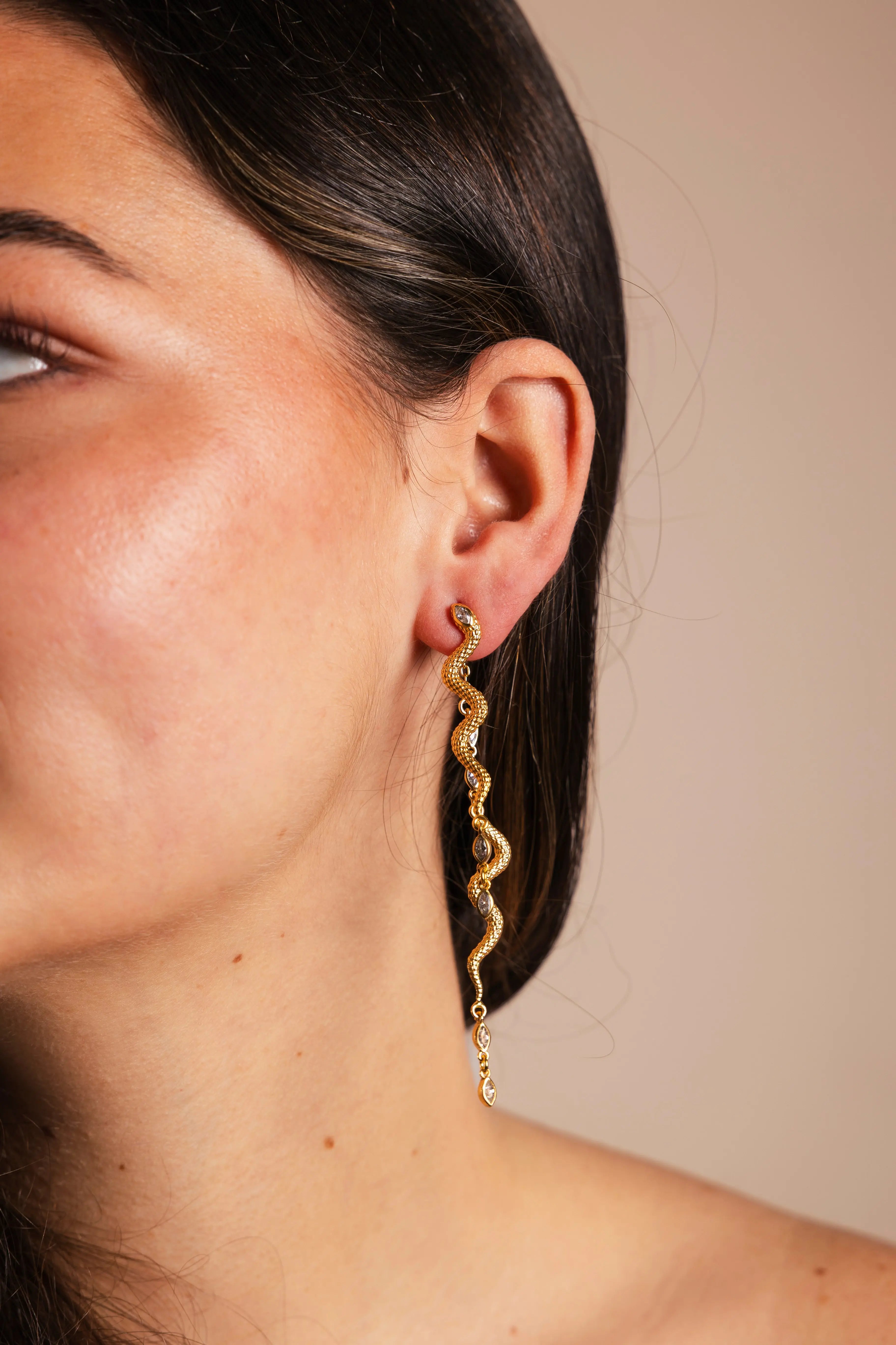 Pendientes Double Snake PEN133 The Nook Store