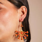 Pendientes Abanico Corales PEN171 The Nook Store