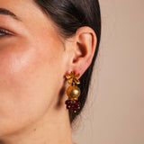 Pendientes Flor Granada PEN143