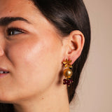 Pendientes Flor Granada PEN143
