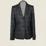 Chaqueta Country Verde Campo Cuadros Azul COU06 thenookstore-new