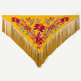 Mantón India Amarillo M398