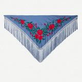 Mantón Gabriela Flores Rojas - Ducados M286 The Nook Store