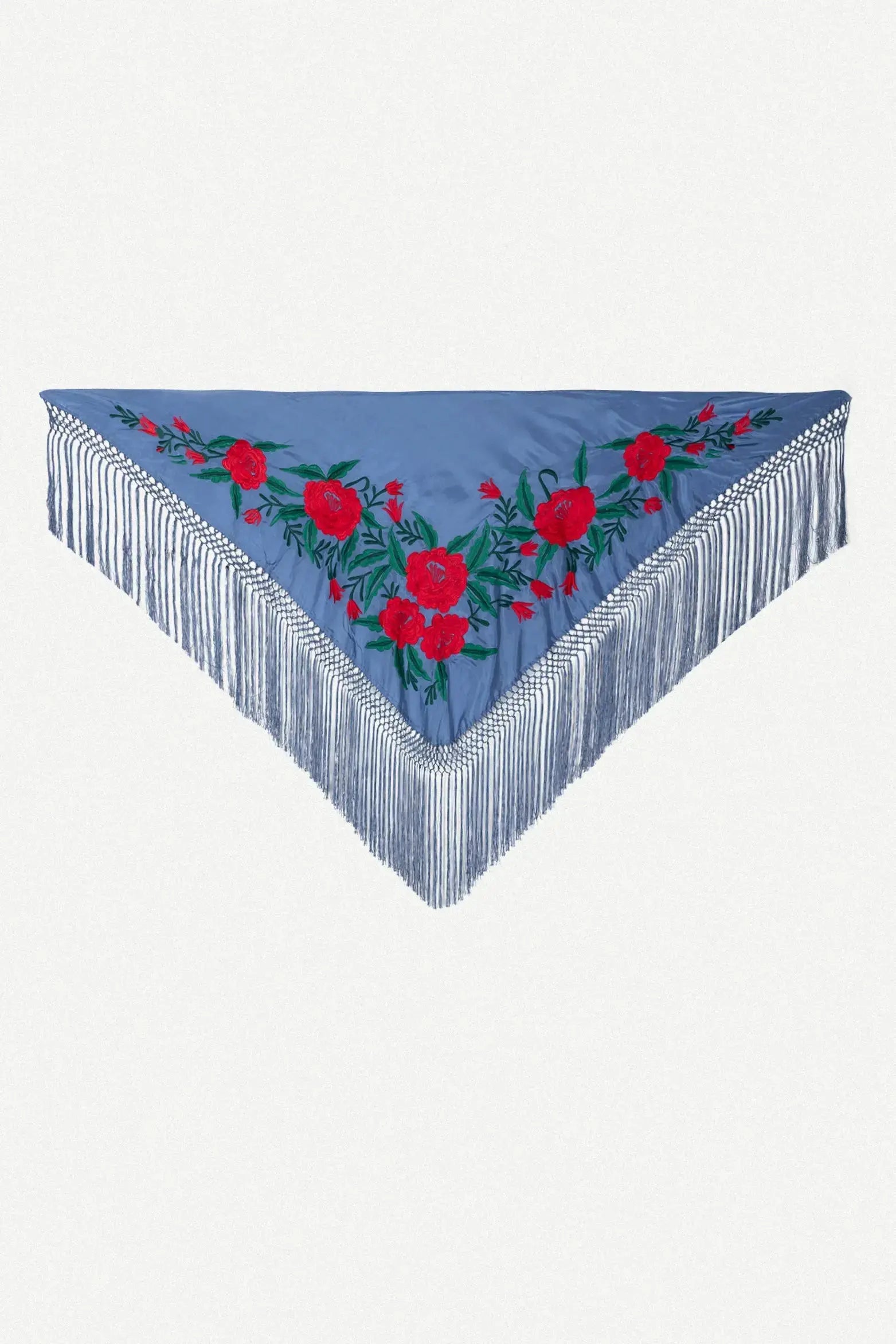 Mantón Gabriela Flores Rojas - Ducados M286 The Nook Store