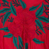 Mantón Gabriela Flores Rojas - Rojo M70