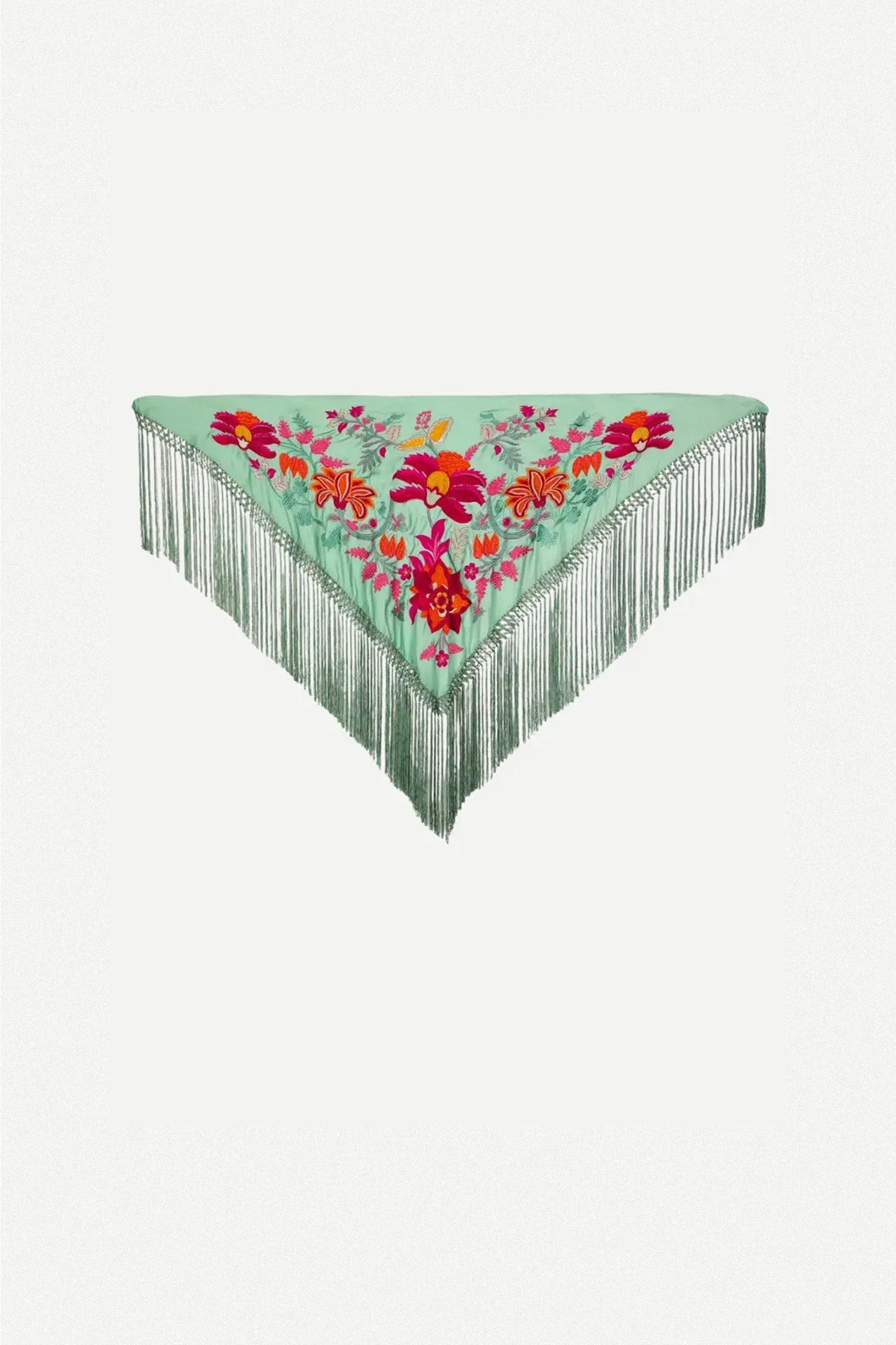 Mantón Niña India Verde Jabonoso 1M360-The Nook Store