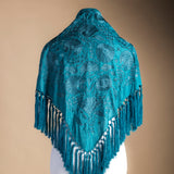 Manton Carmuca Liso Azul Petróleo M510