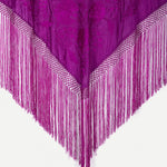 Mantón Carmuca Liso Púrpura M473-The Nook Store