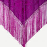 Mantón Carmuca Liso Púrpura M473-The Nook Store
