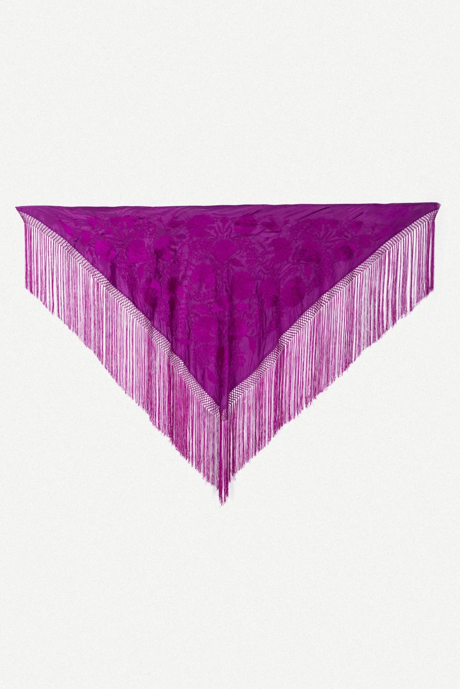 Mantón Carmuca Liso Púrpura M473-The Nook Store