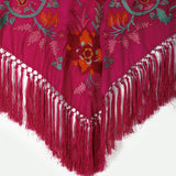 Mantón India Rosa M498